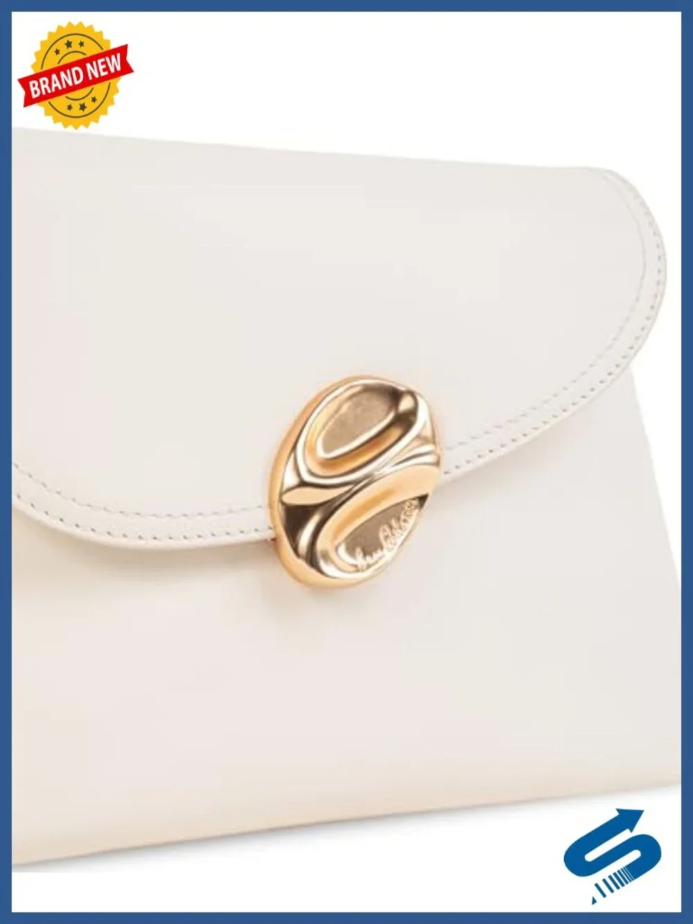 Convertible Fold-Over Crossbody Leather Handbag